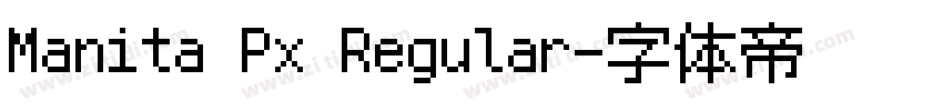 Manita Px Regular字体转换